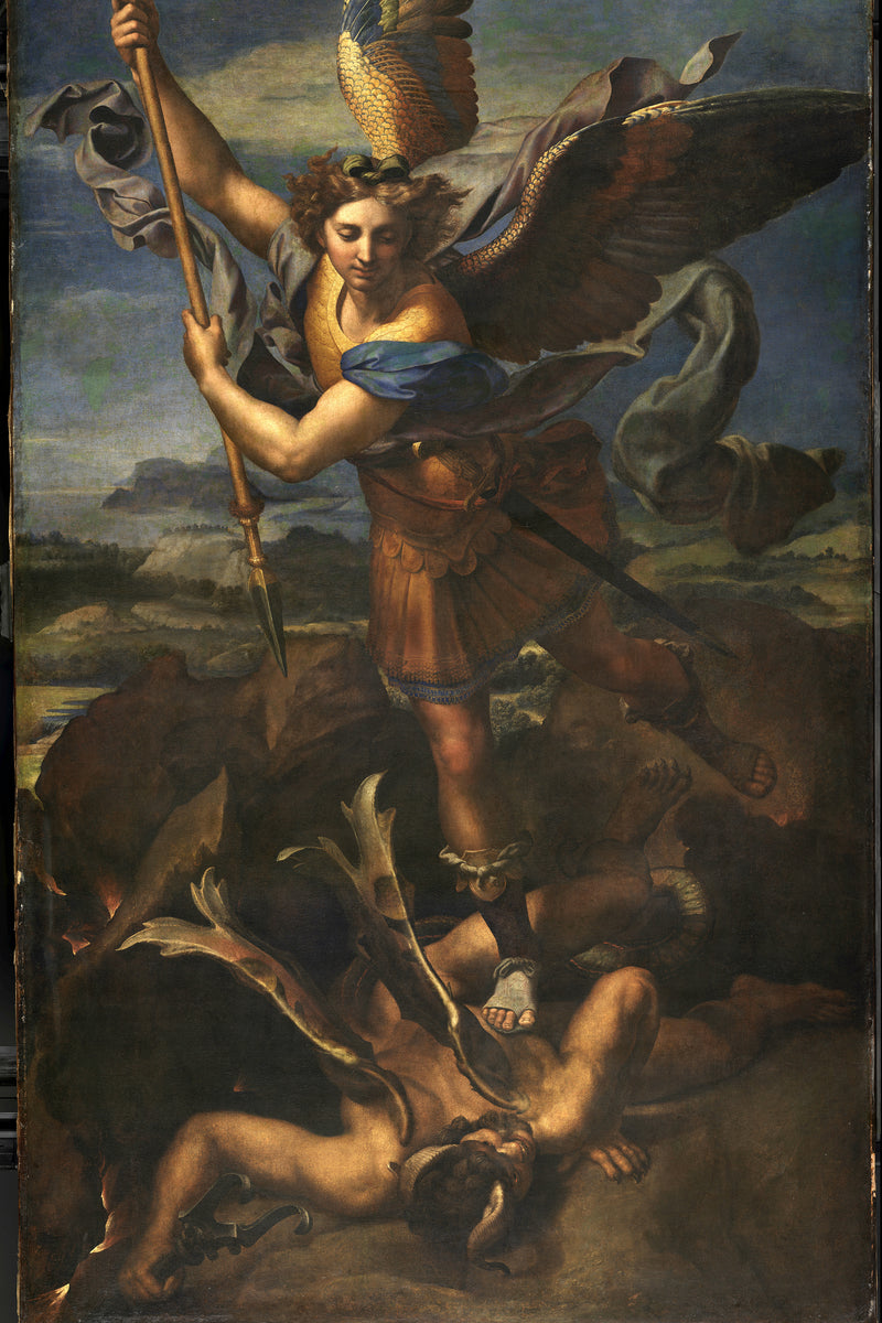 St. Michael Vanquishing Satan by Raphael