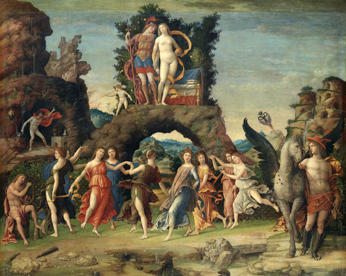Parnassus by Andrea Mantegna