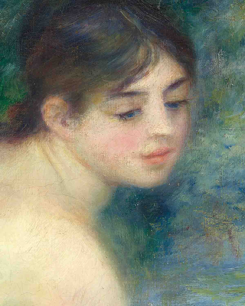 Female Nude in a Landscape (Seated Bather), 1883 by Renoir