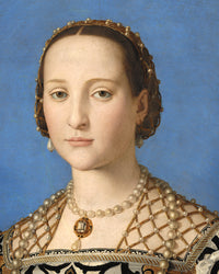 Portrait of Eleanor of Toledo and Her Son-Bronzino