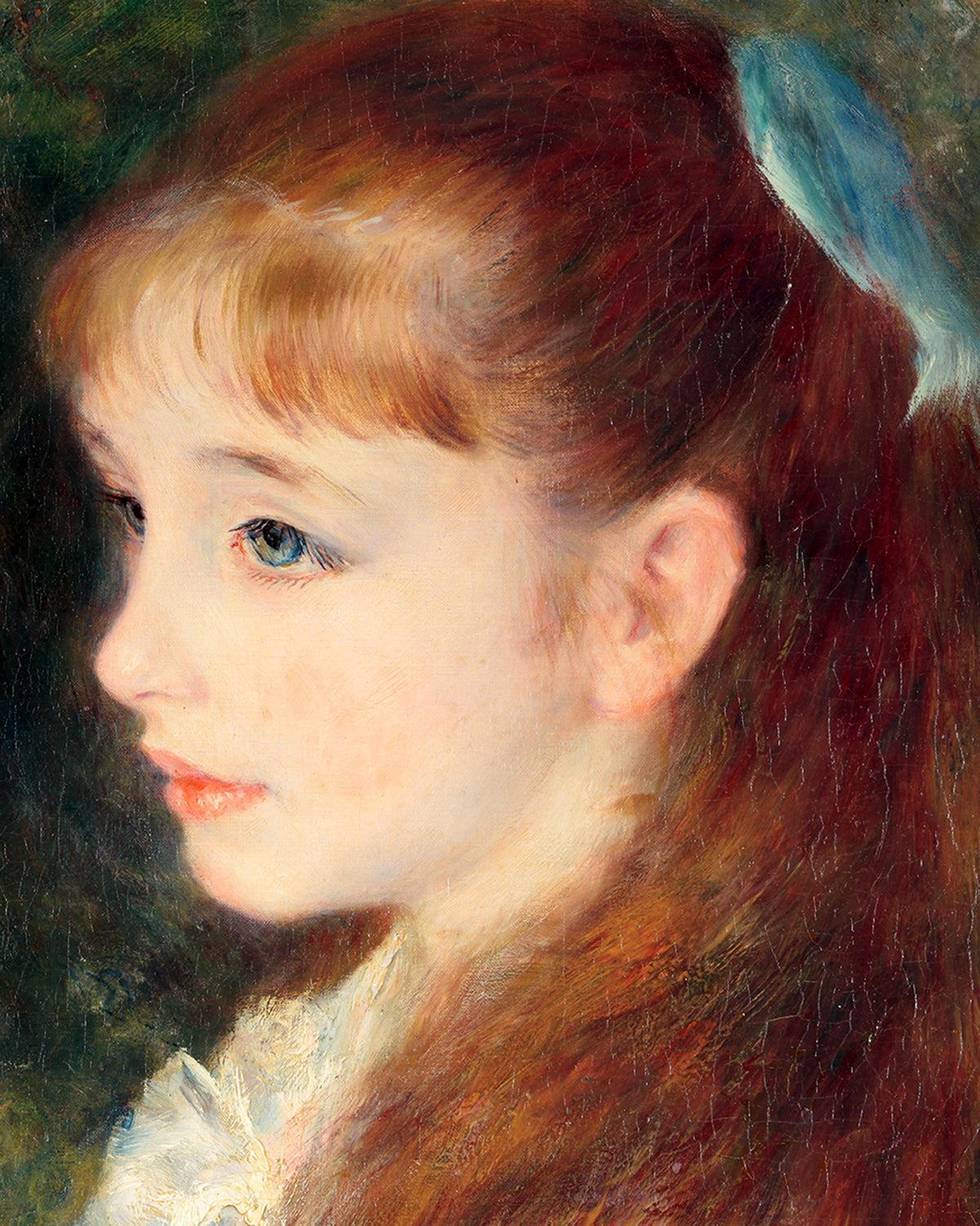 Portrait of Mademoiselle Irene Cahen d'Anvers-Pierre-Auguste Renoir-Pierre-Auguste Renoir