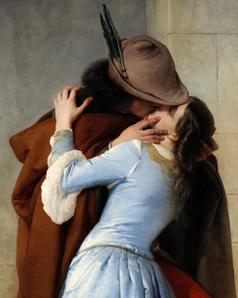 The Kiss by Francesco Hayez,1859
