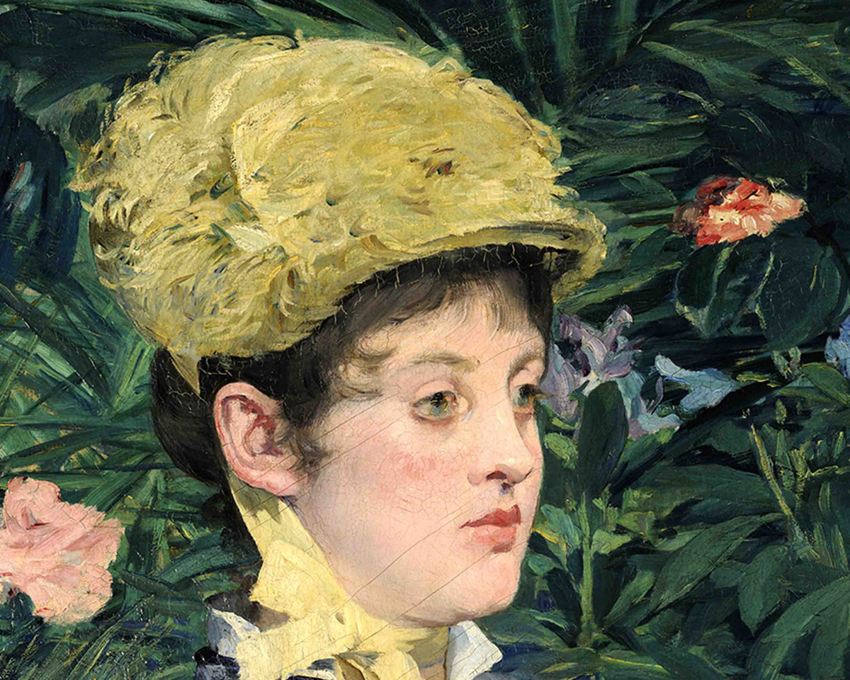 In the Conservatory by Édouard Manet