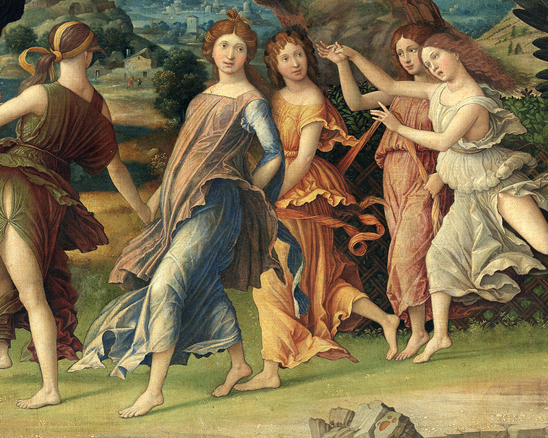 Parnassus by Andrea Mantegna