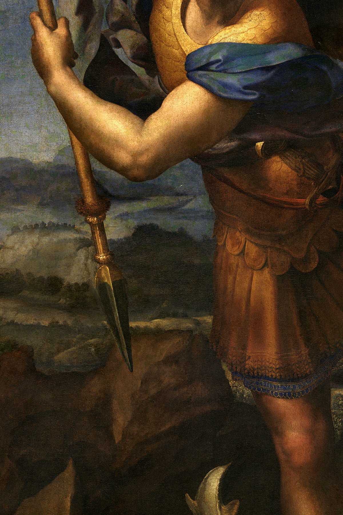 St. Michael Vanquishing Satan by Raphael