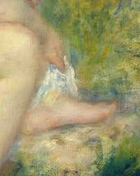 Female Nude in a Landscape (Seated Bather), 1883 by Renoir