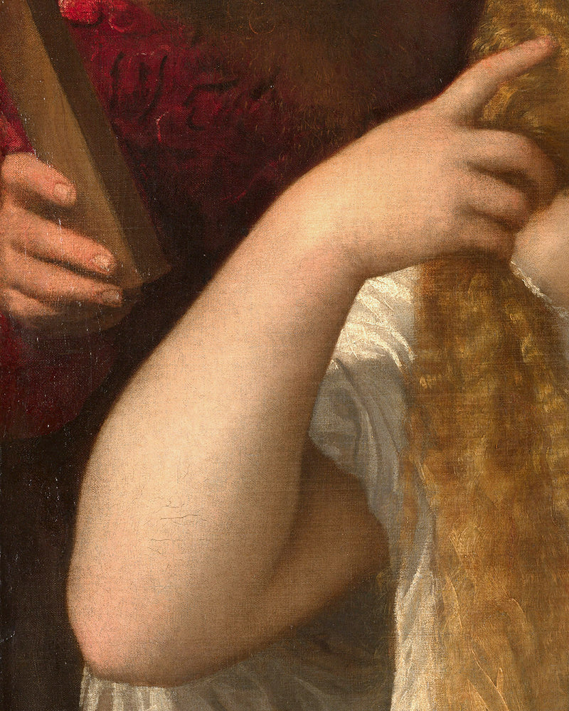 Woman with a Mirror 1515 by Titian