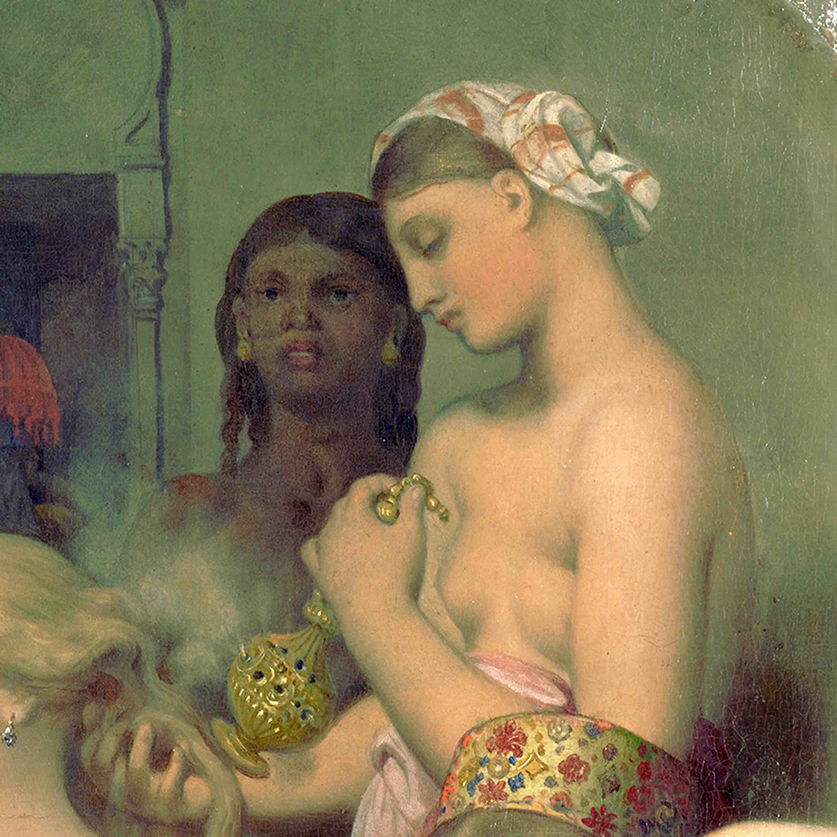 The Turkish Bath-Jean Auguste Dominique Ingres
