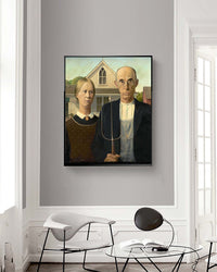 American Gothic by Grant Wood