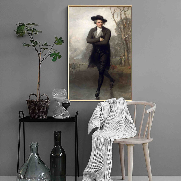 Portrait of a Gentleman Skating by Gilbert Stuart