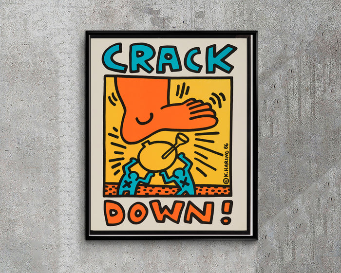 Crack Down by Keith Haring