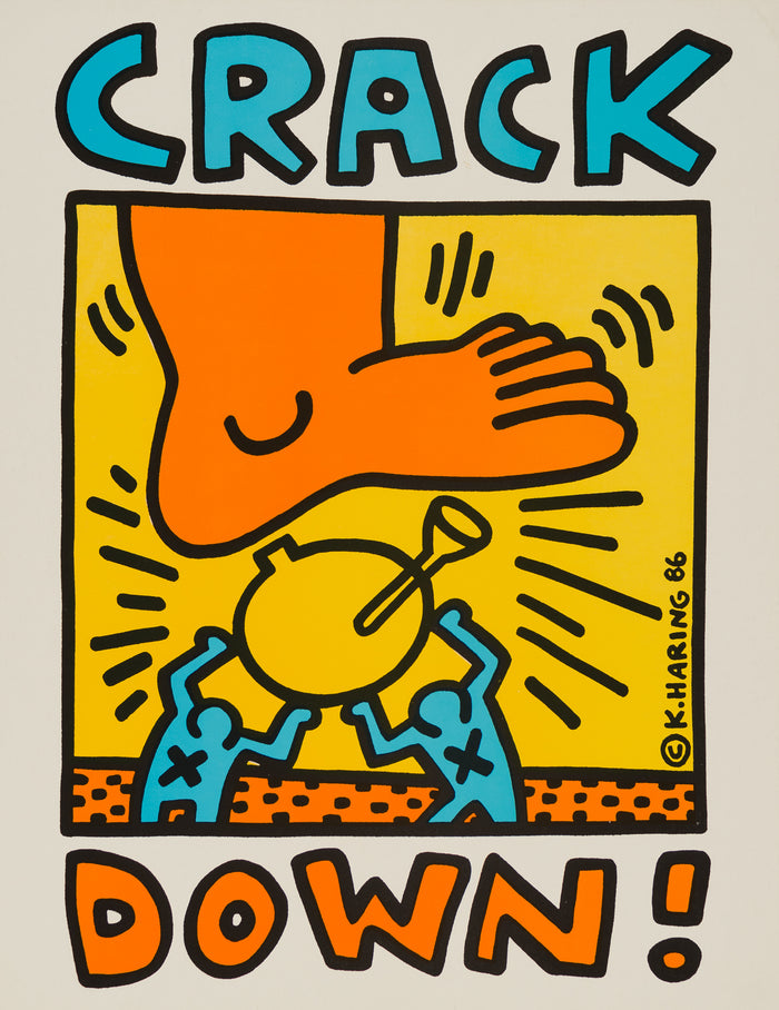Crack Down by Keith Haring