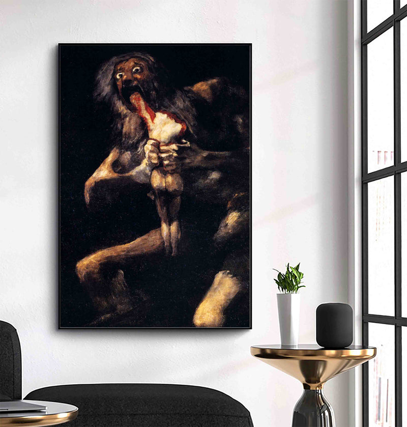 Saturn Devouring His Son by Francisco Goya