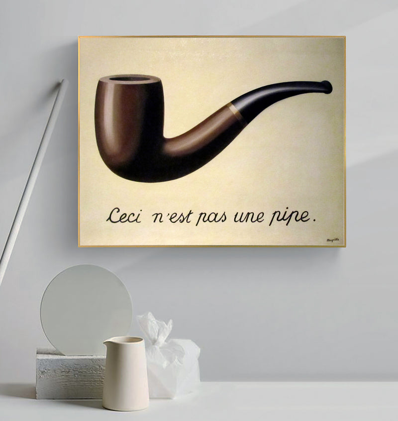 The Treachery of Images by Ren‚ Magritte
