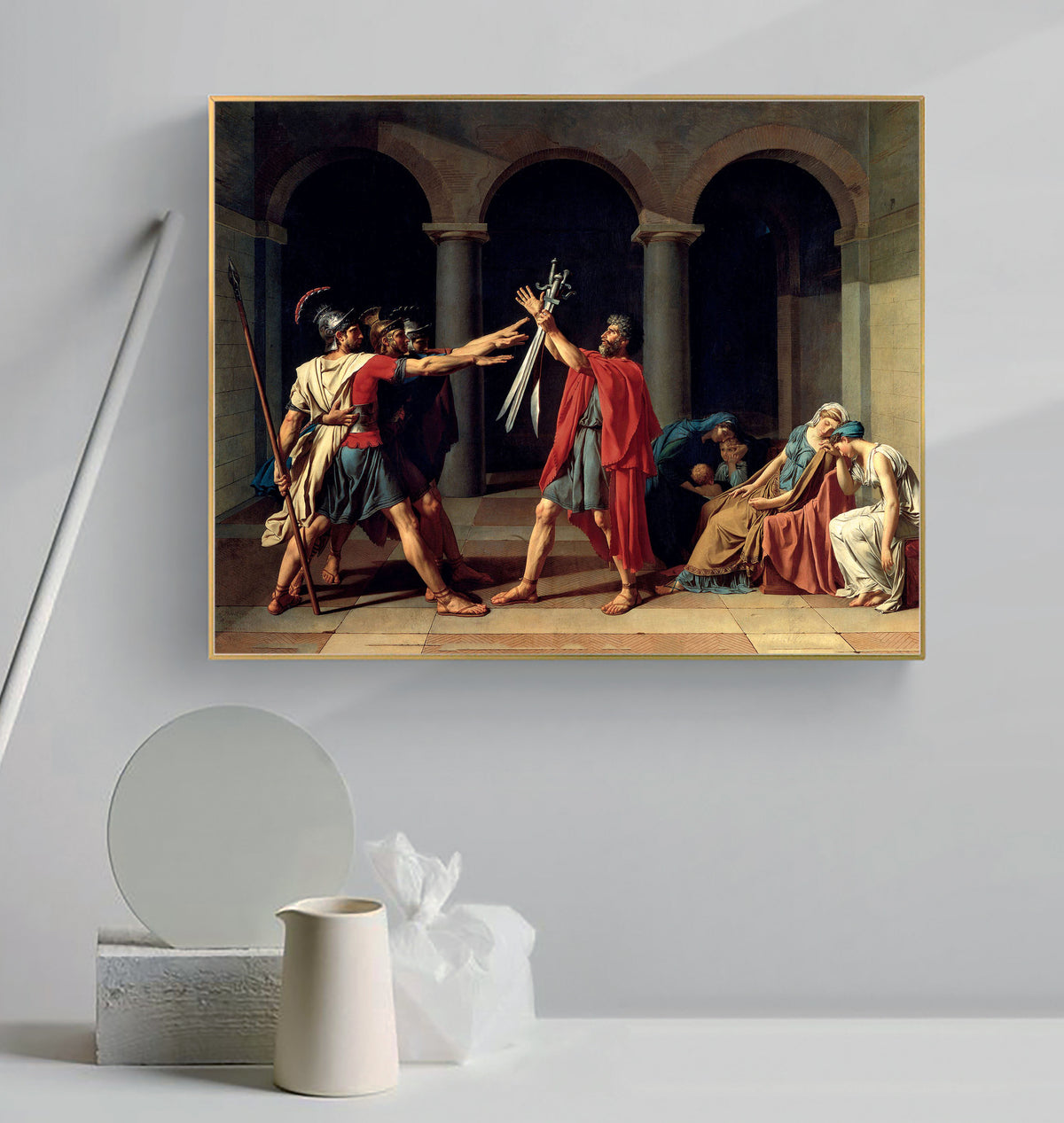 The Oath of Horatii by Jacques-Louis David