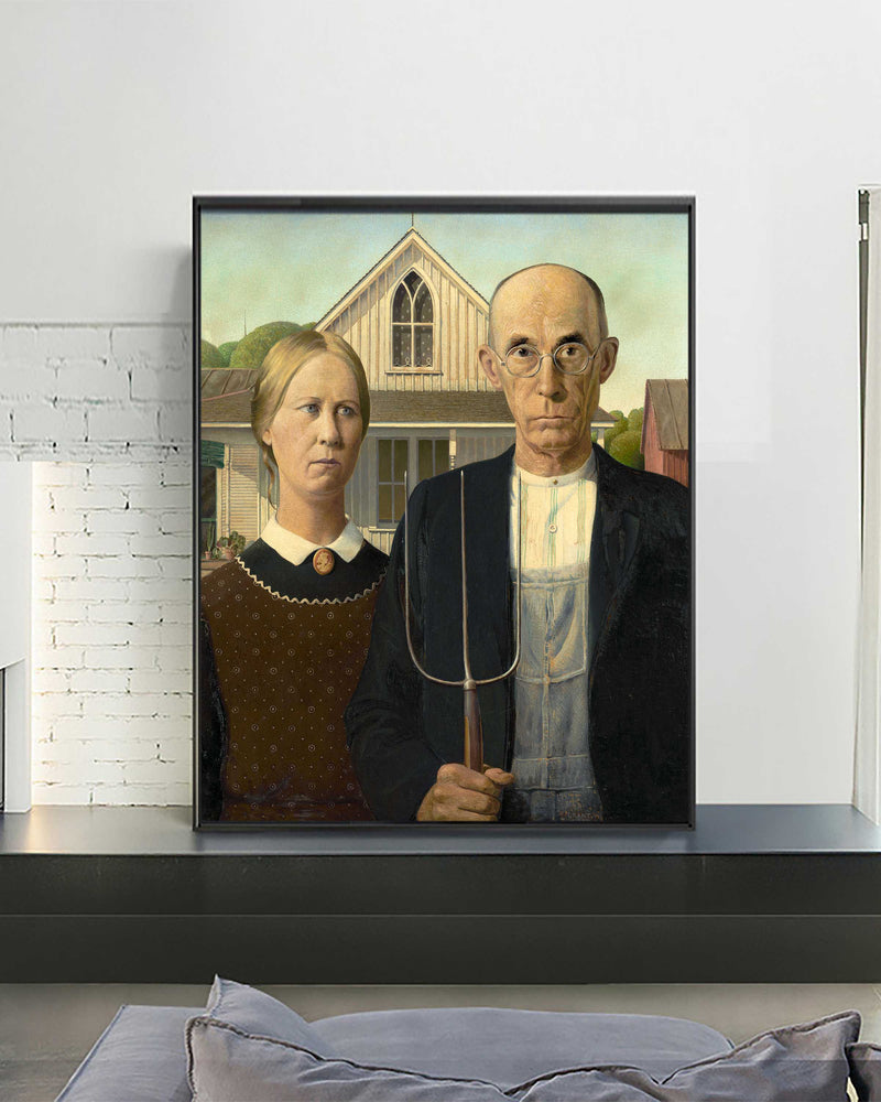 American Gothic by Grant Wood