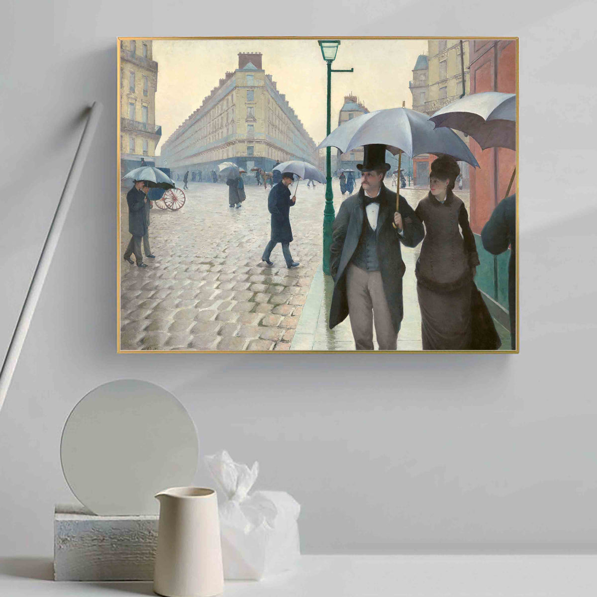 Paris Street In Rainy Weather by Gustave Caillebotte