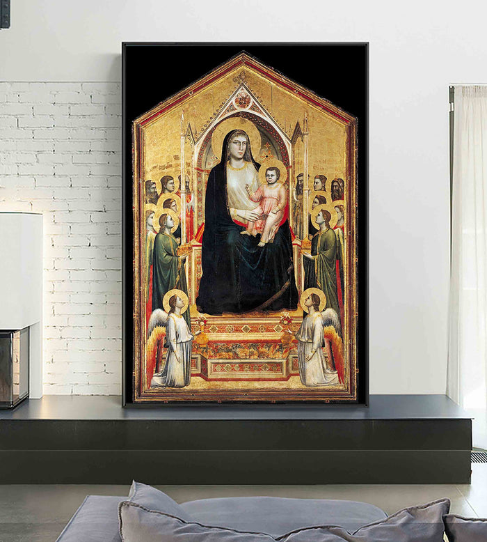 Enthroned Madonna by Giotto di Bondone