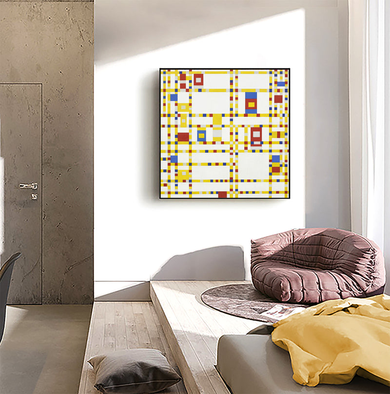 Broadway Boogie Woogie by Piet Mondrian