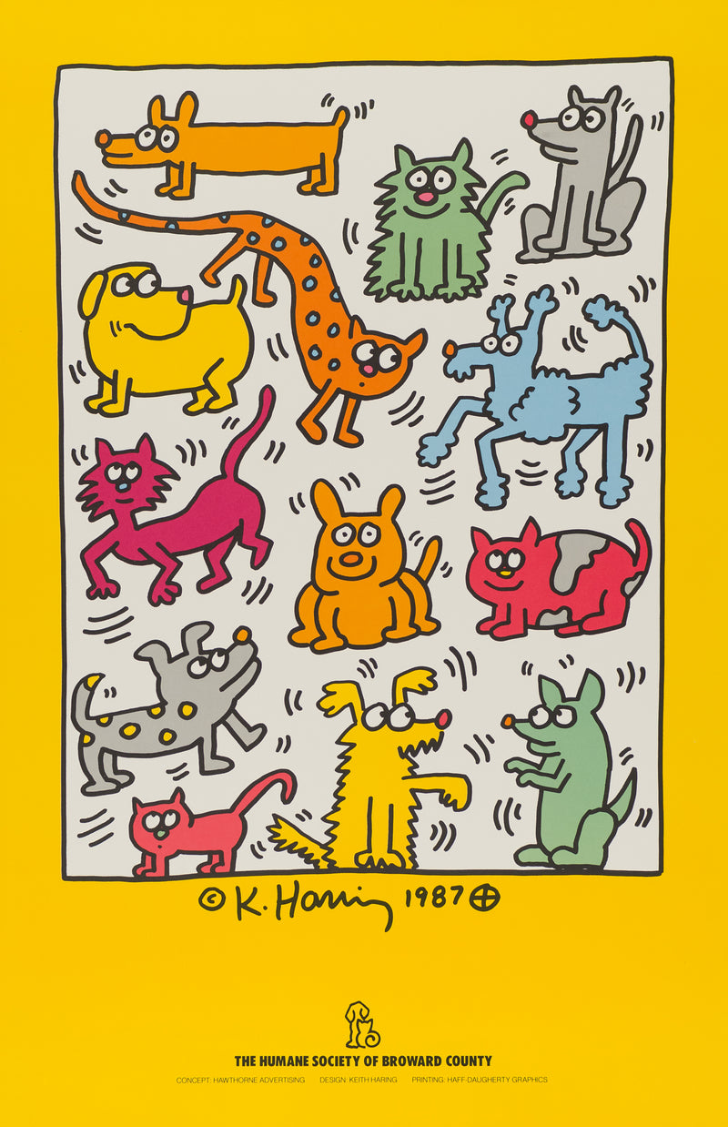 The Humane Society of Broward County by Keith Haring