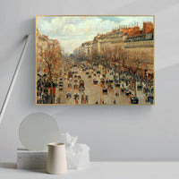 Boulevard Monmartre, Paris by Camille Pissarro