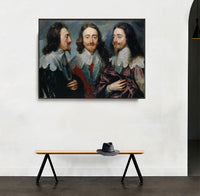 Charles I in Three Positions by Anthony van Dyck