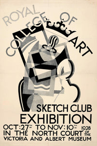 A.E. Halliwell,Royal College Of Art Sketch Club Poster