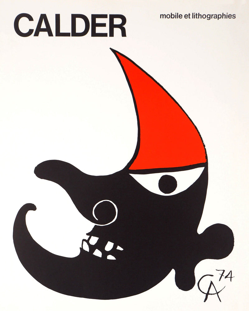 Alexander Calder,Smilling Moon - Lithograph poster - Maeght,1974