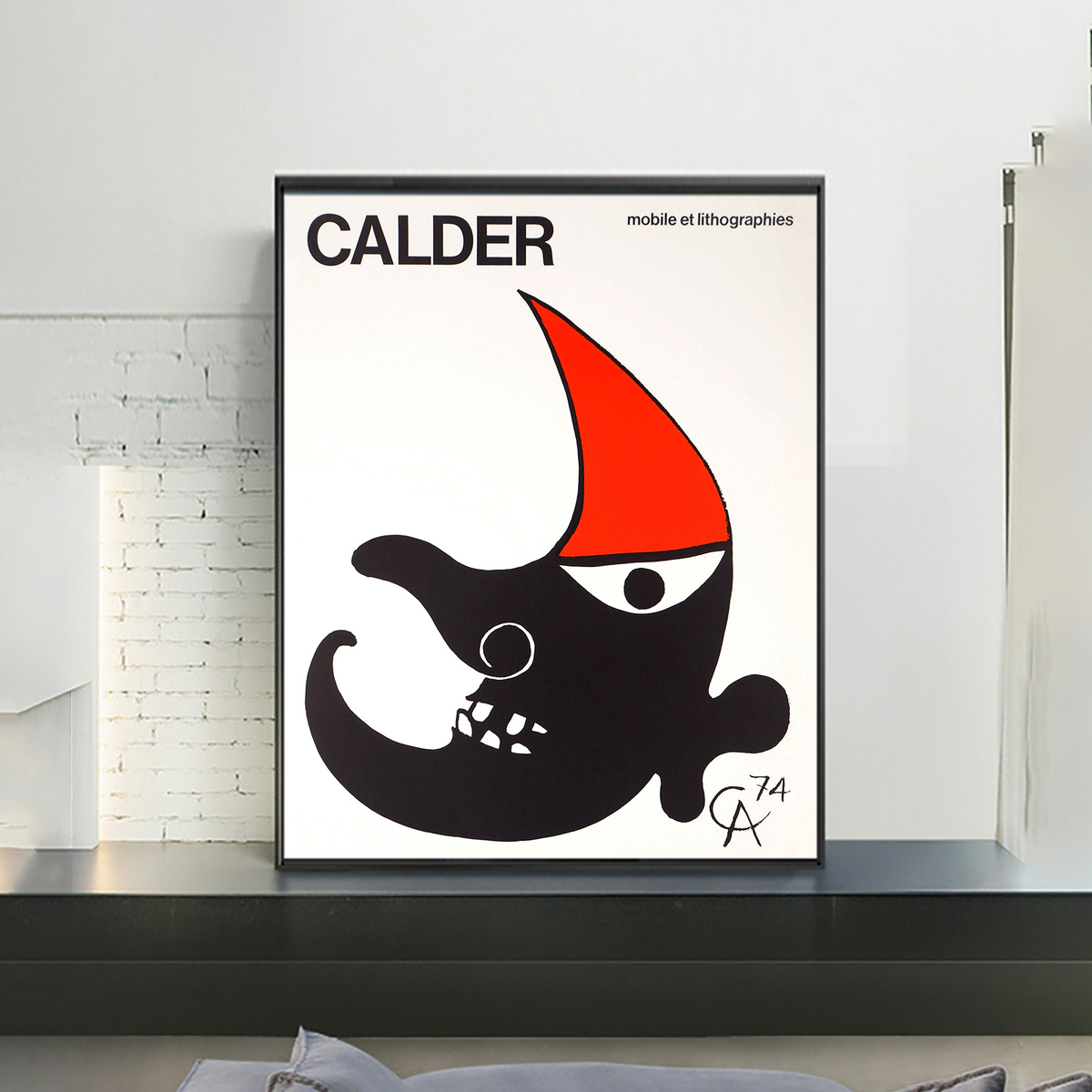 Alexander Calder,Smilling Moon - Lithograph poster - Maeght,1974