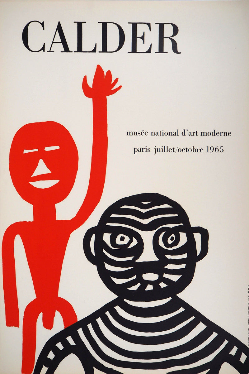 Alexander Calder,Tiger Man and Red Man Exhibition Poster, 1965