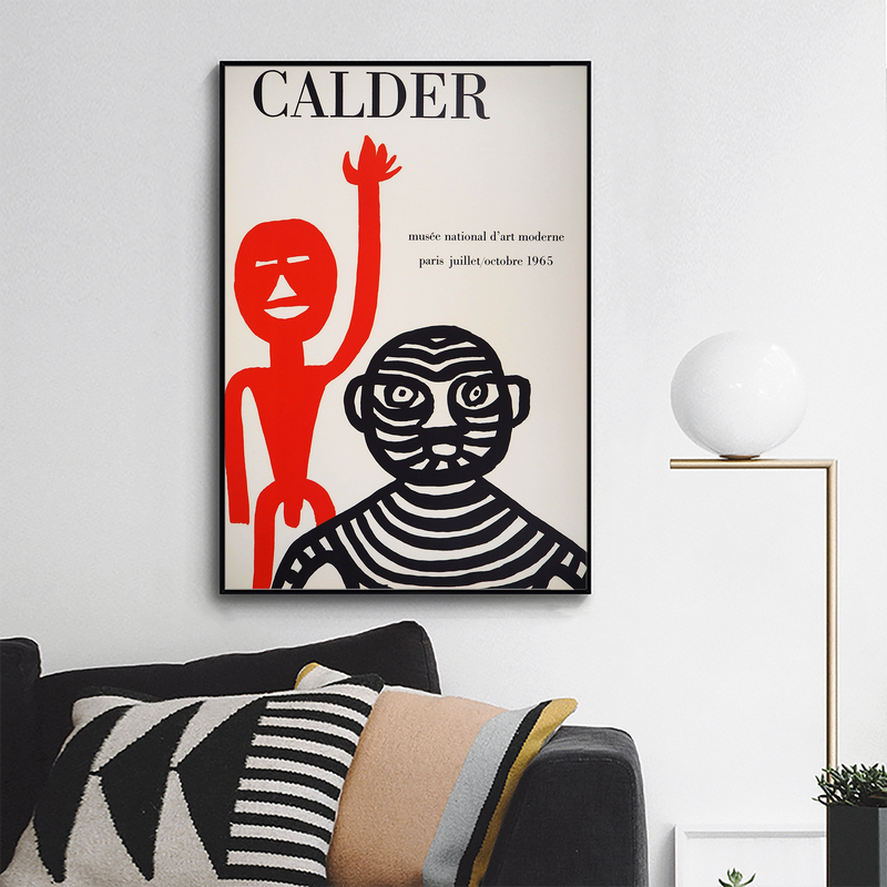 Alexander Calder,Tiger Man and Red Man Exhibition Poster, 1965
