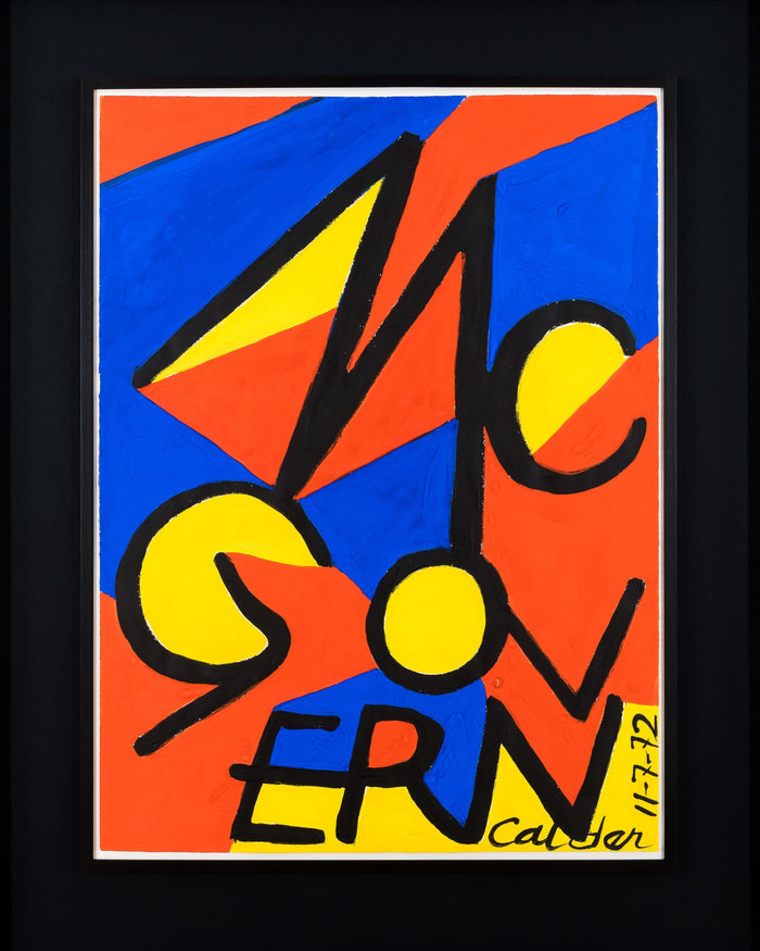 Alexander Calder titled 'McGovern' copy