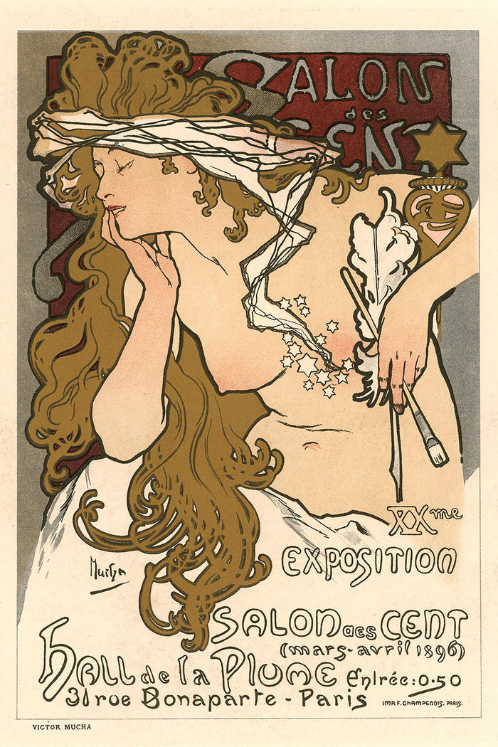 Alphonse Mucha,XXme Exposition du Salon des Cent, 1897