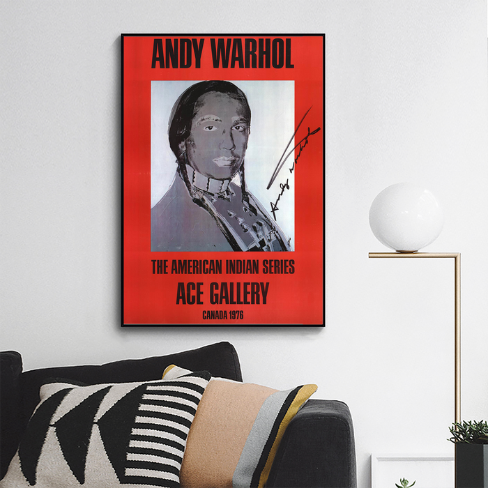 Andy Warhol-American Indian (Red)