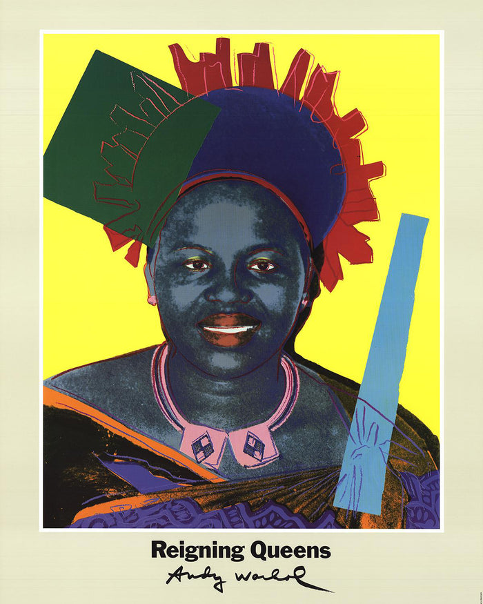 Andy Warhol,Queen Ntombi Twala Of Swaziland