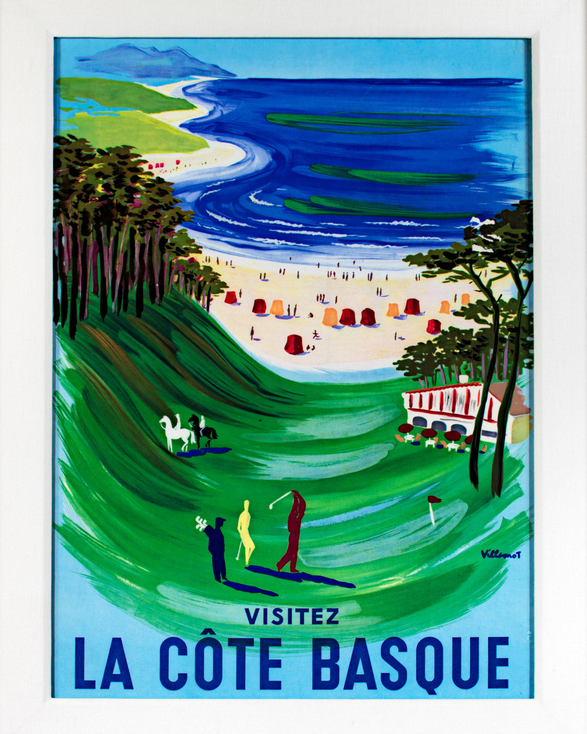 Bernard Villemot,'La Côte Basque'