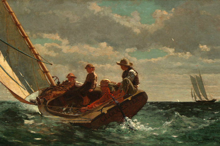 Breezing Up by Winslow Homer