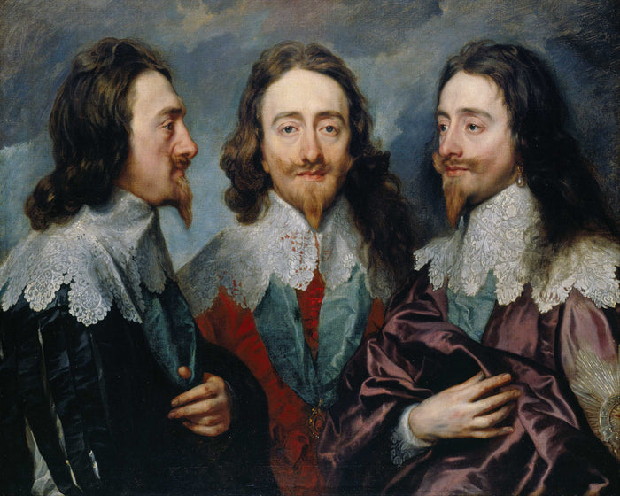 Charles I in Three Positions by Anthony van Dyck