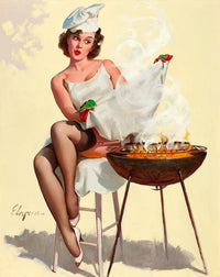 Check out our BBQ by Gil Elvgren