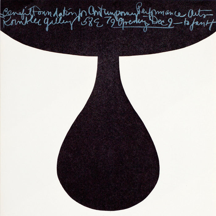 Claes Oldenburg,_Prints, To Benefit the Foundation for Contemporary Performance Arts_