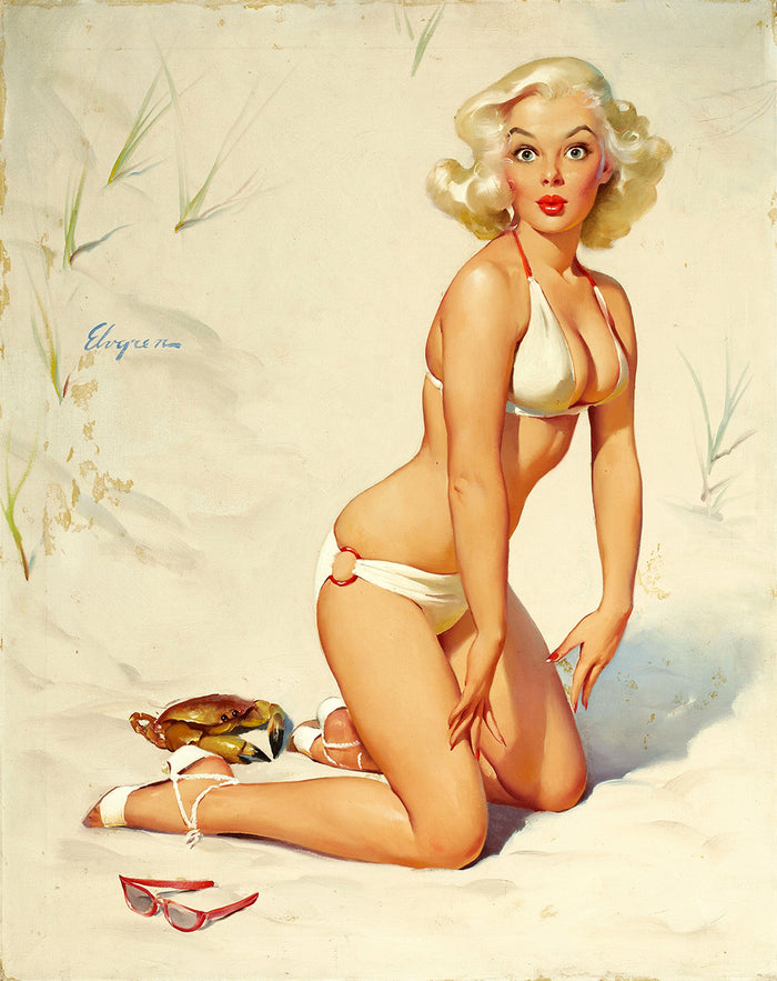 Claws For Alarm 1958 by Gil Elvgren