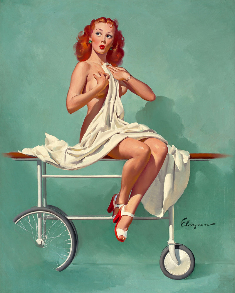 Doctor, Are all those fellows interns? by Gil Elvgren