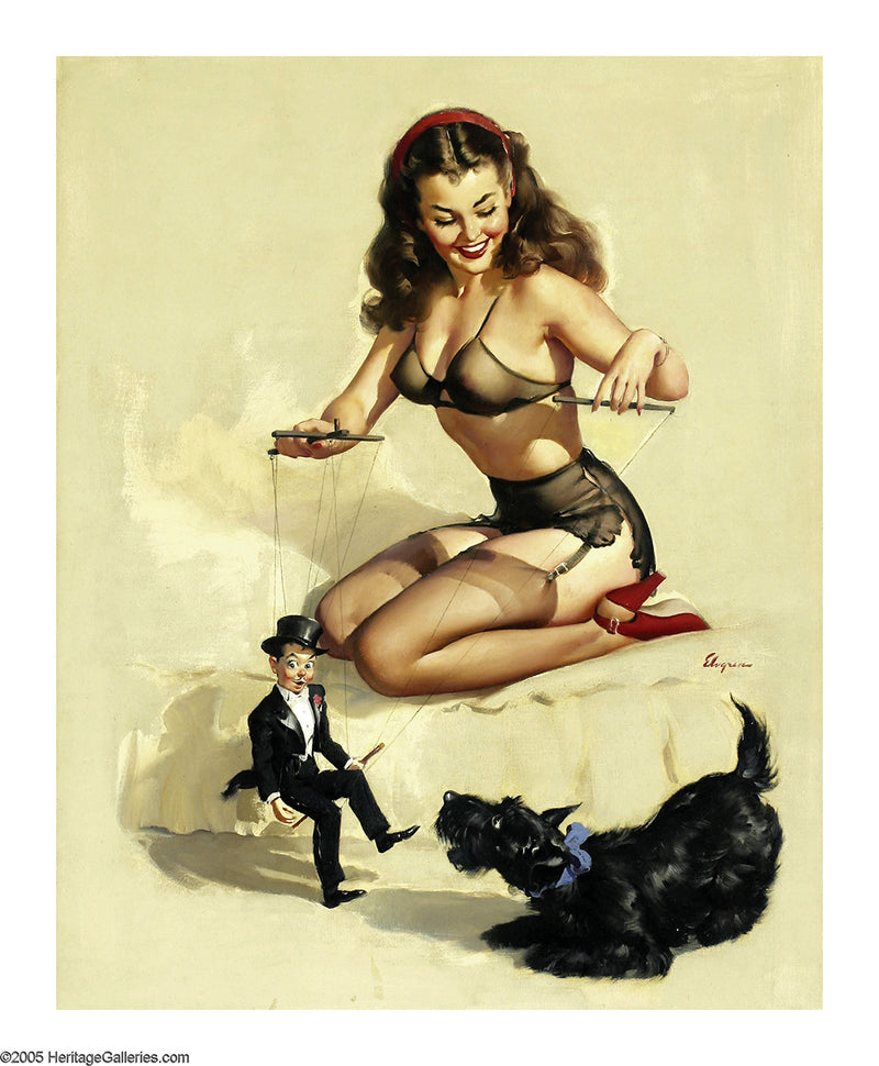 EASY TO HANDLE by Gil Elvgren
