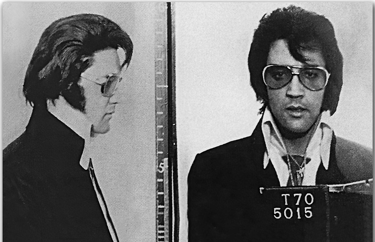 Elvis Presley Police Mugshot