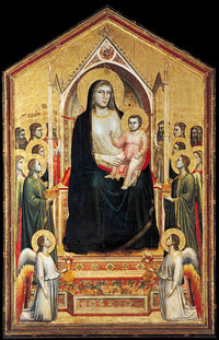 Enthroned Madonna by Giotto di Bondone