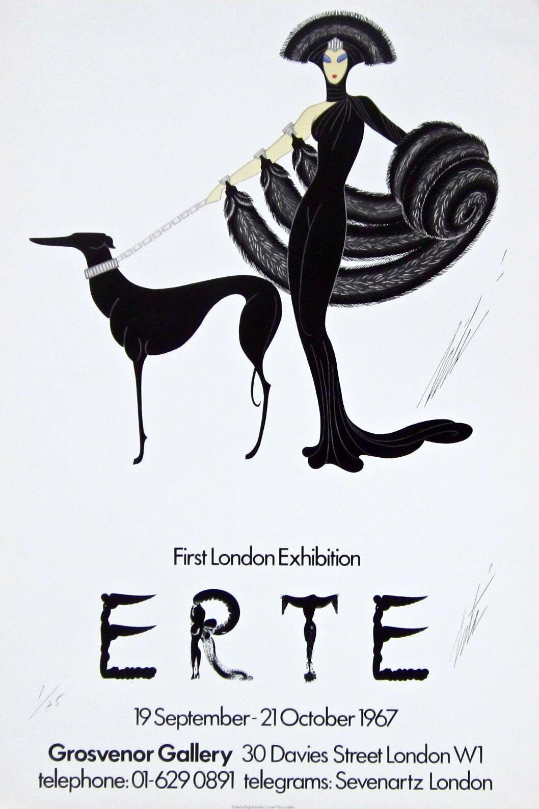 Erté,Symphony in Black – ArtsCart.com