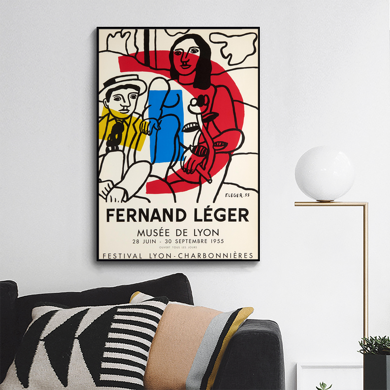 Fernand Léger,Les Deux Amoureux, Musee de Lyon