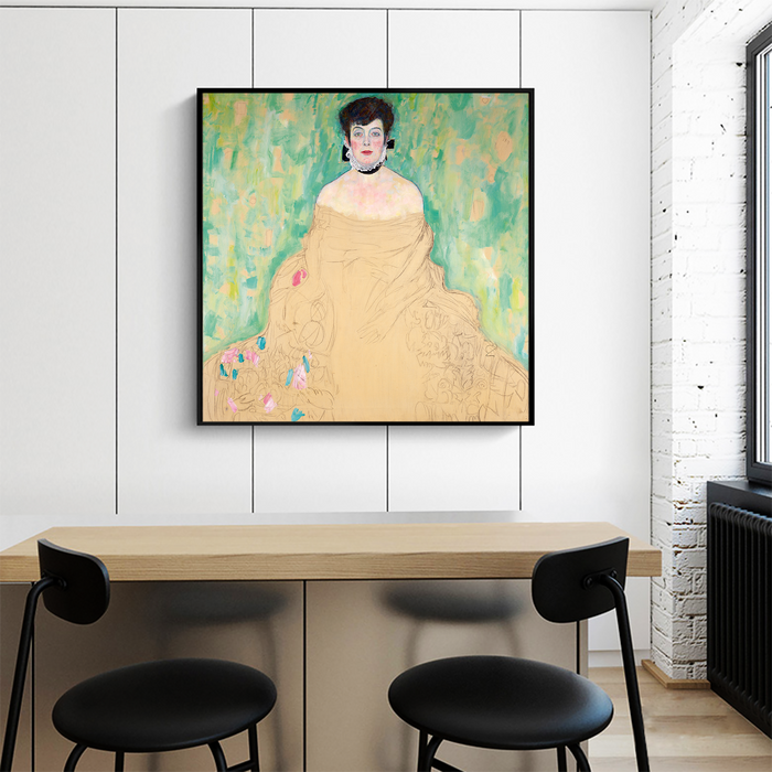 Amalie Zuckerkan by Gustav Klimt