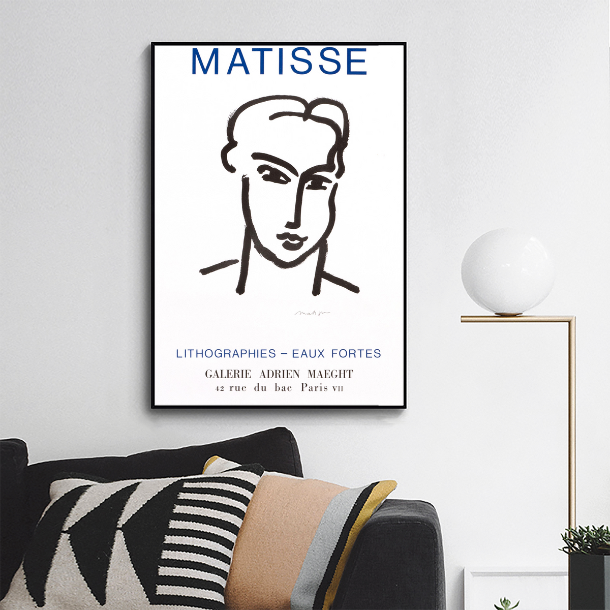 Henri Matisse,_Matisse Lithographies - Eaux Fortes, Galerie Adrien Maeght_