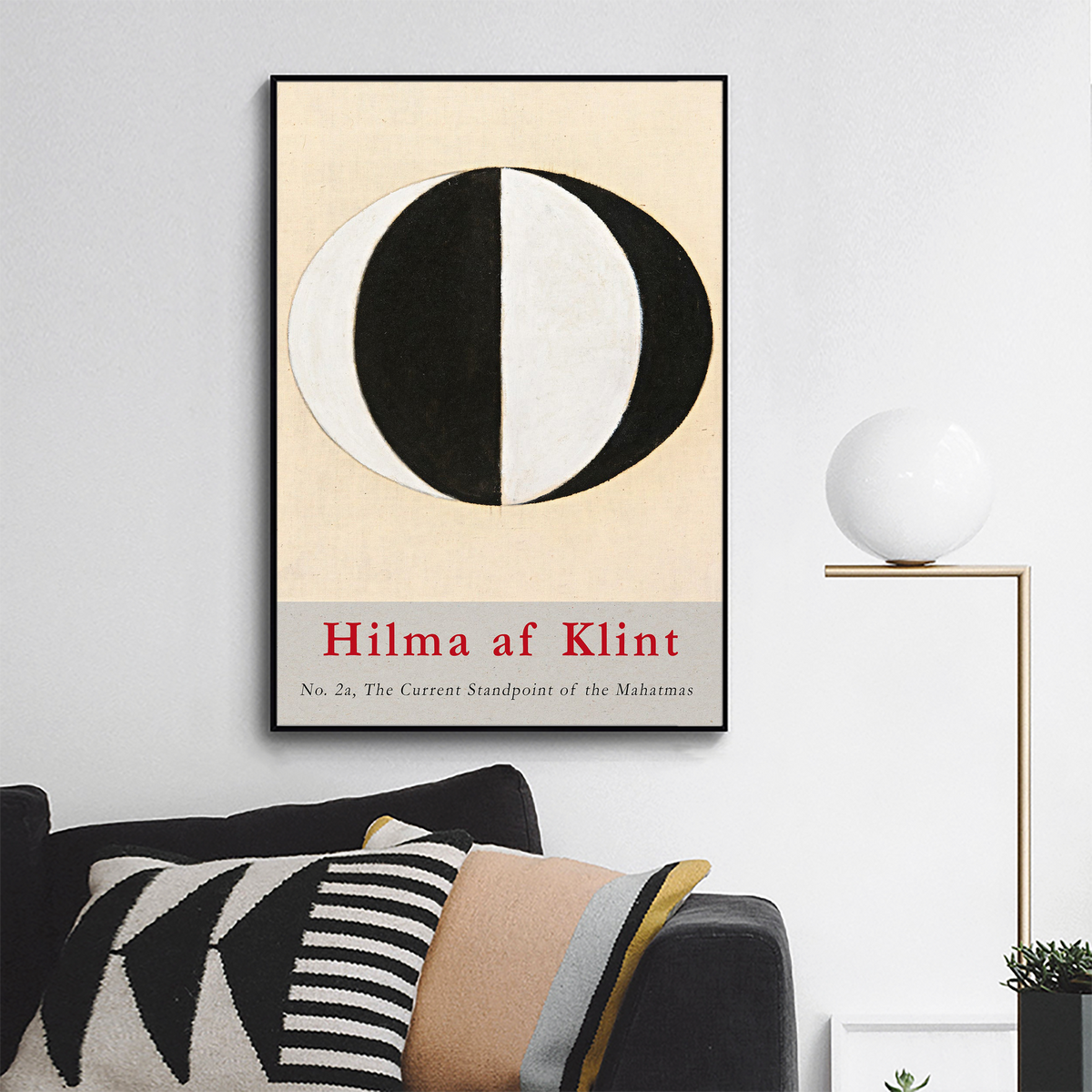 Hilma Af Klint Exhibition Poster, Number 2a The Current Standpoint Of The Mahatmas